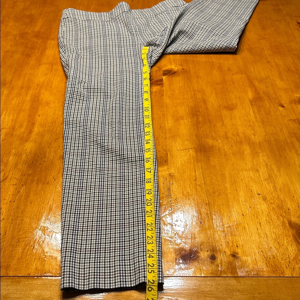 Talbots Women's Chatham Plaid Slim Leg Ankle Pants - Picture 9 of 10